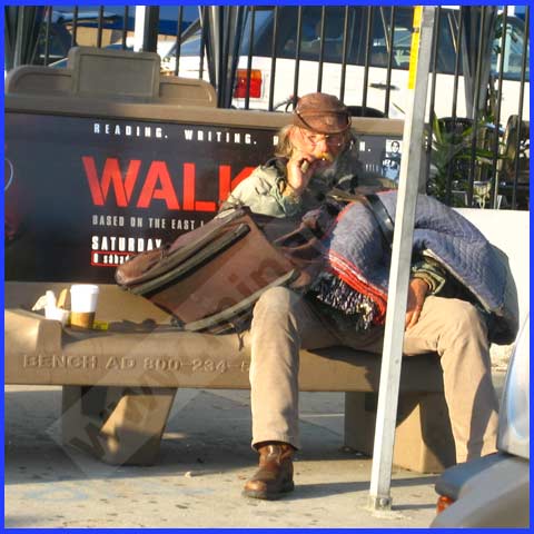 Bezdomovec nebo herec?