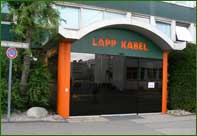 The main gate of Lapp Group